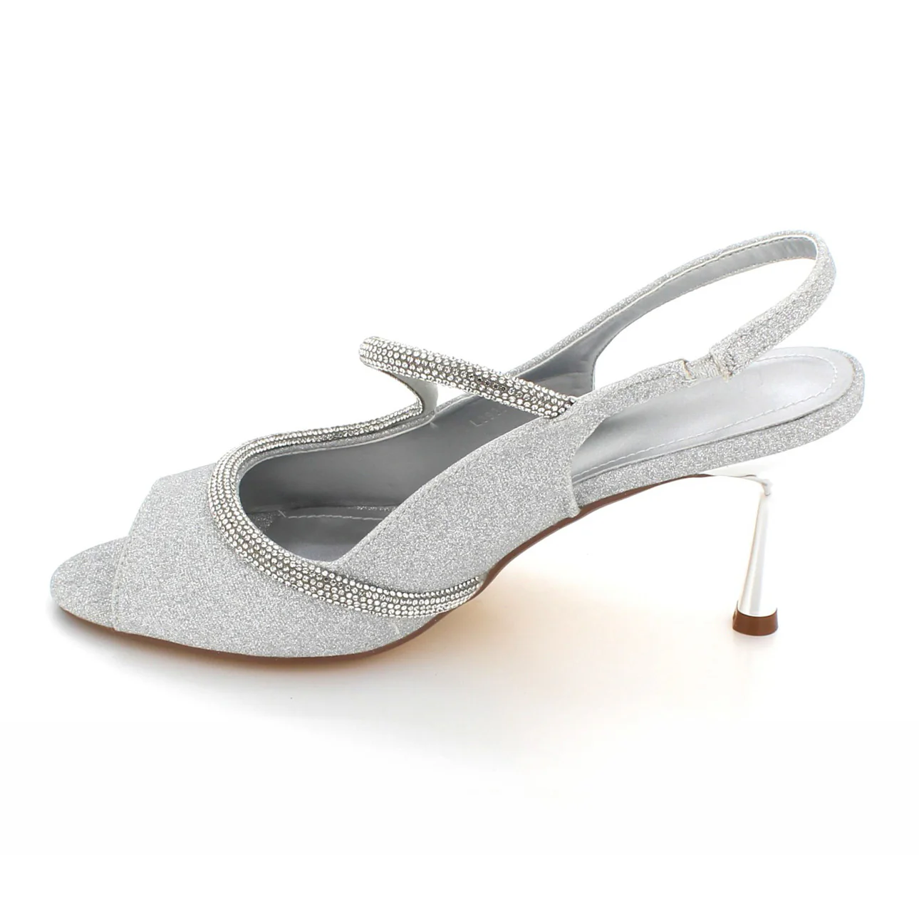 Womens "SLAVICA" Decorated Peep Toe Sandals - Image 3