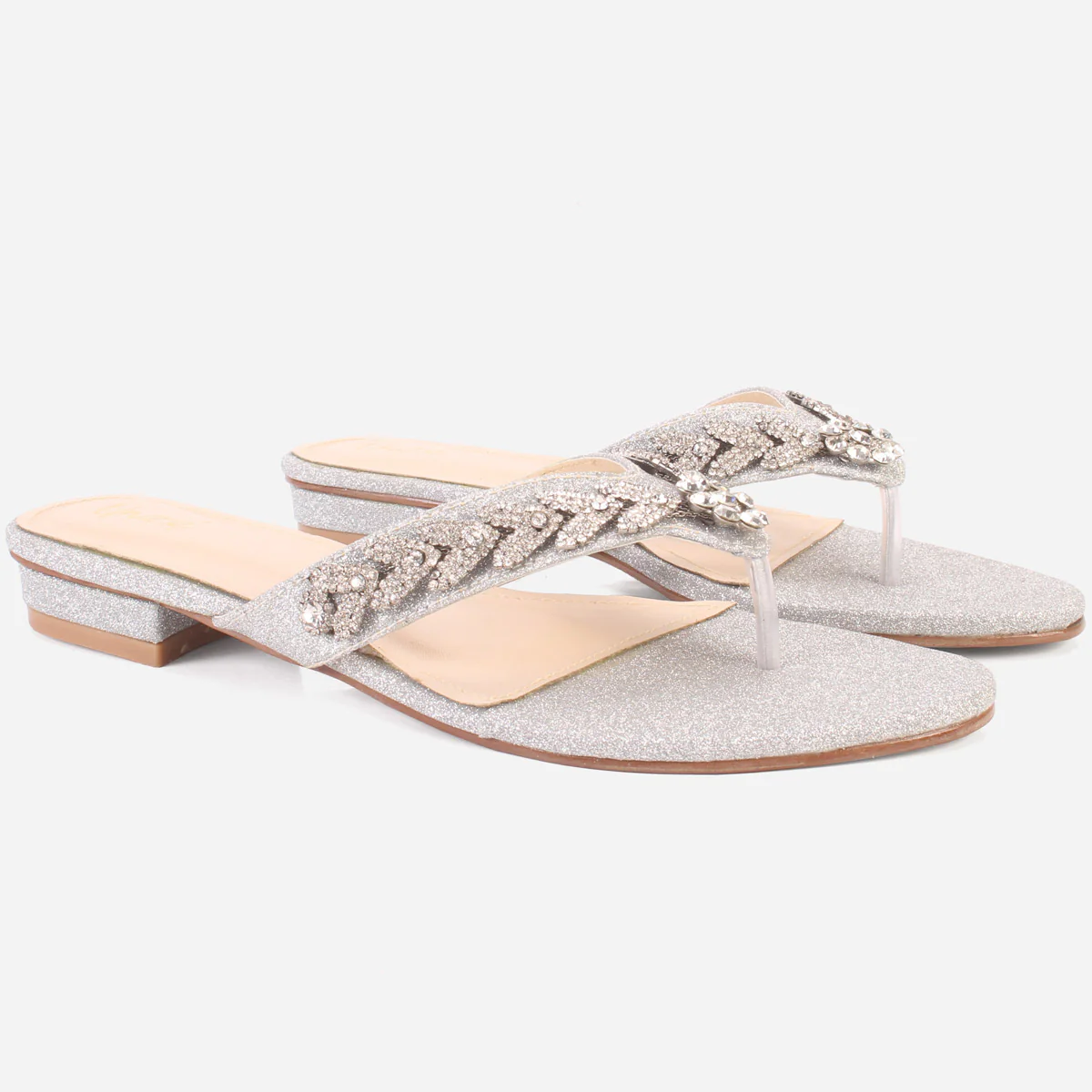 Womens "SOHAI" Decorated Slide In Shoes - Image 2