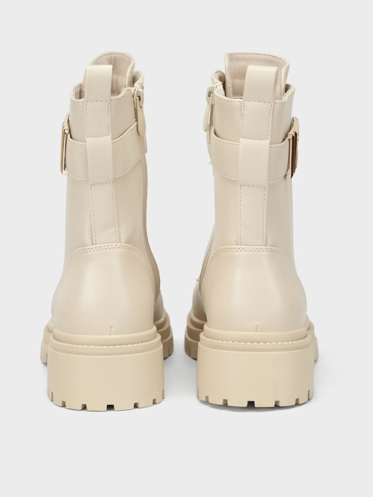 Women's "SOLEH" Side Buckled Ankle Boots - Image 3
