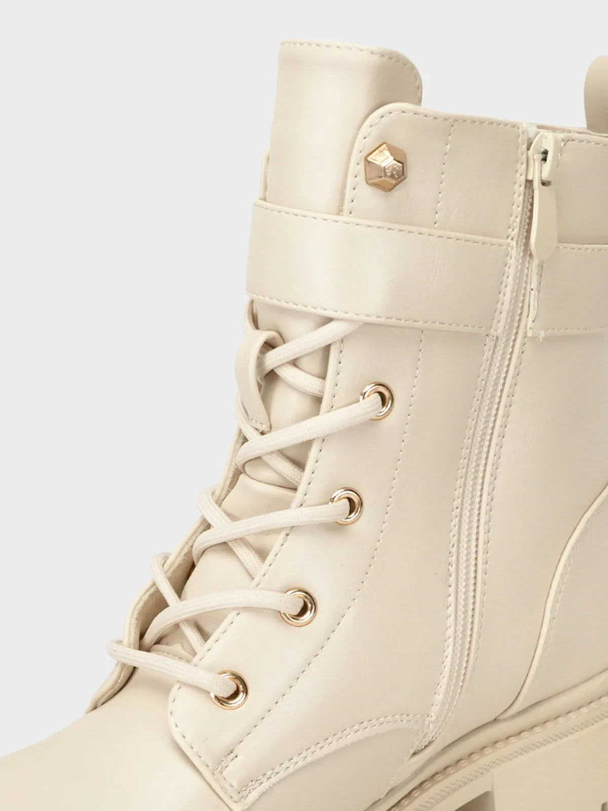 Women's "SOLEH" Side Buckled Ankle Boots - Image 4