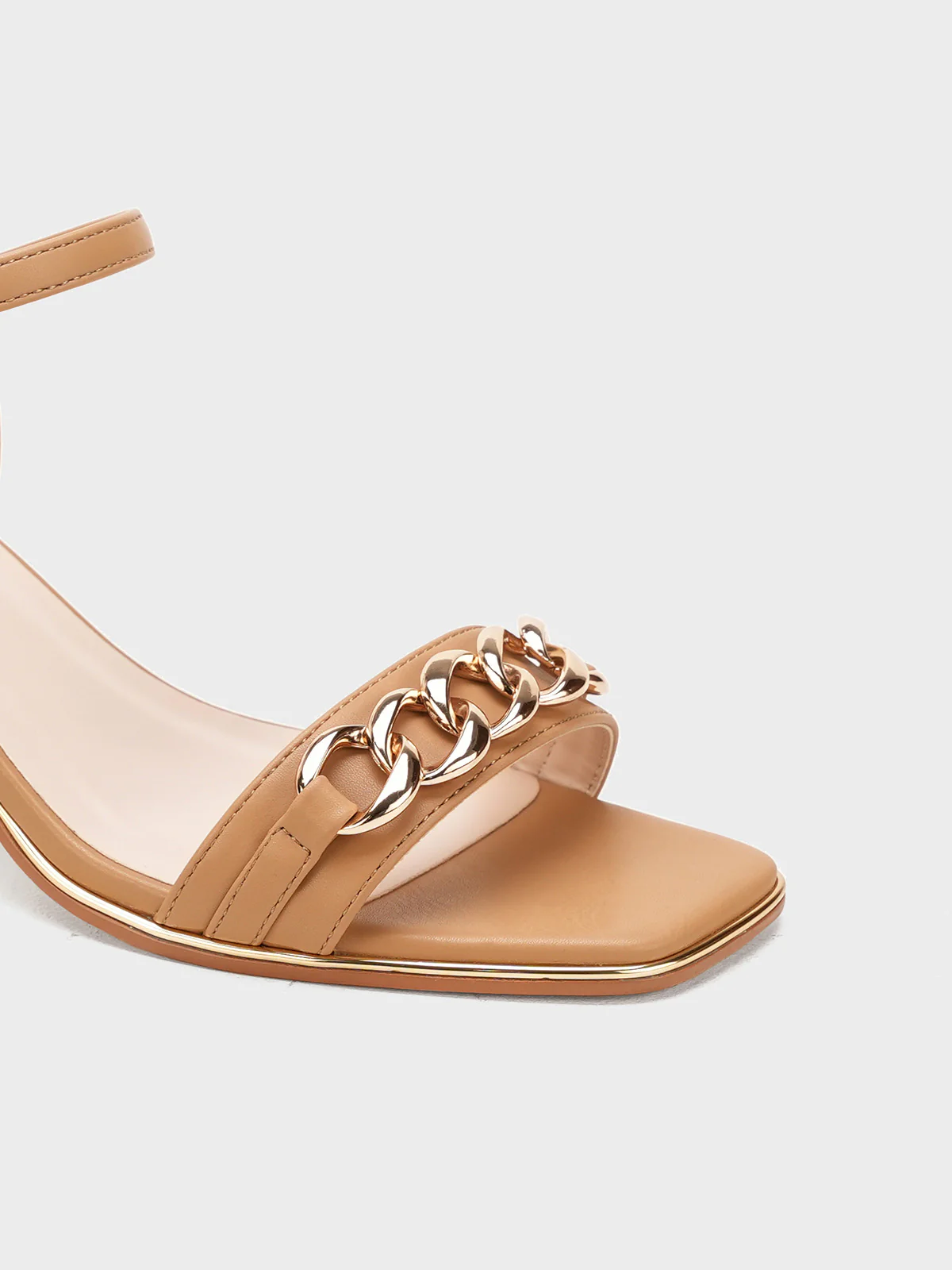 Womens "SOULLE" Adorned Block Sandals - Image 7