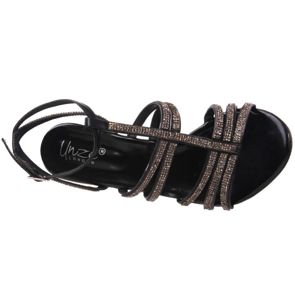 Womens Strappy 'Anisea' Evening Sandal - Image 4