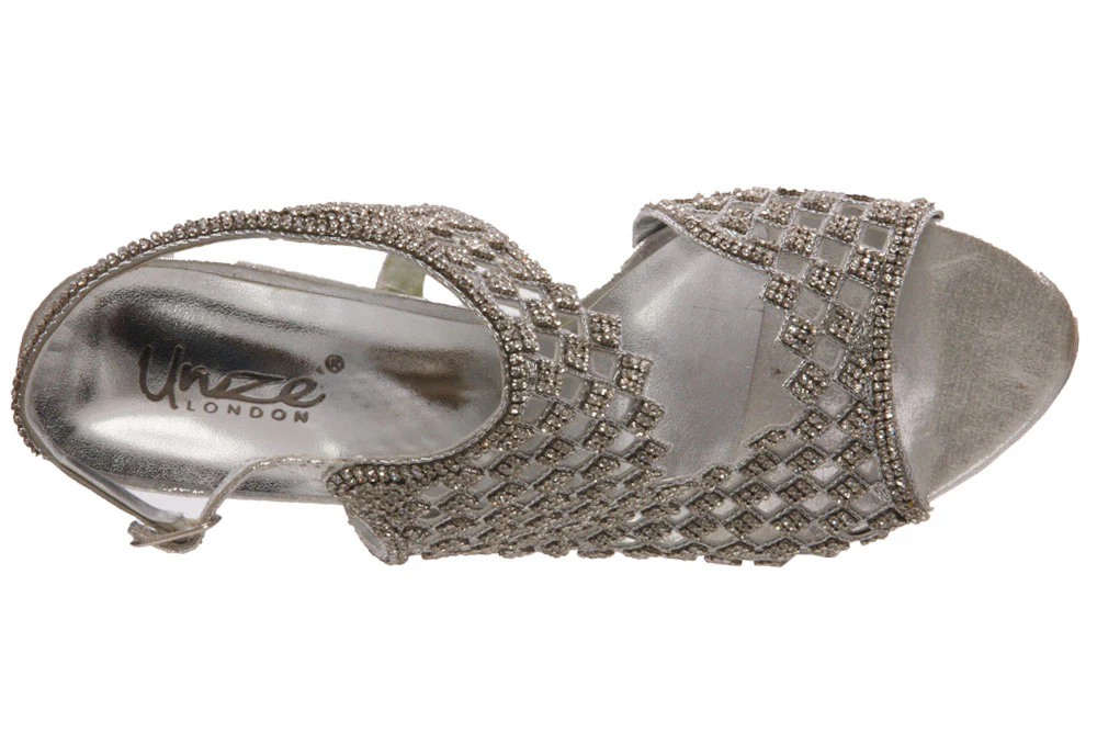 Womens Stunning Jeweled Sandals - Image 4
