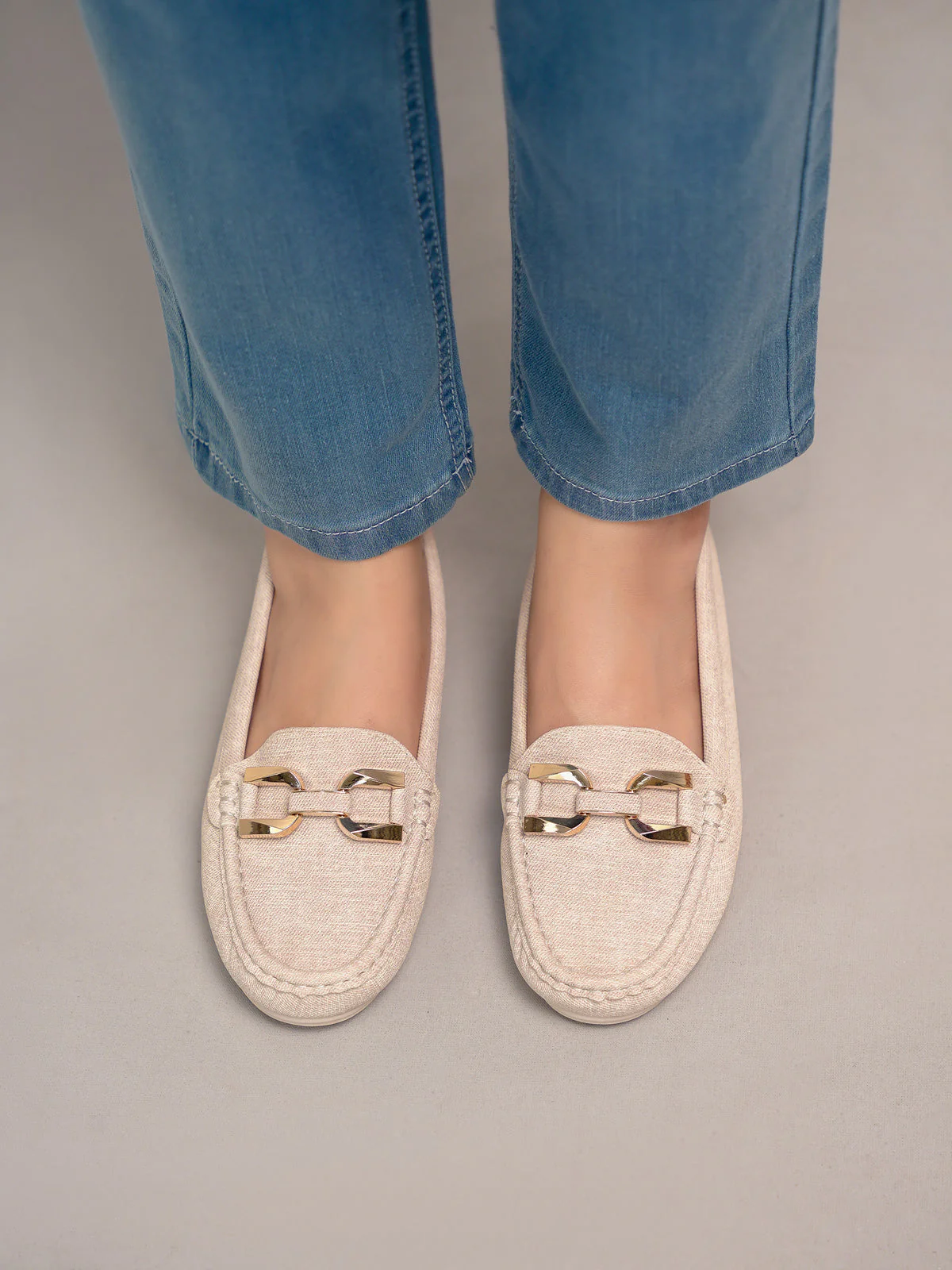 Womens "SUTARA" Comfy Buckle Moccasins - Image 3