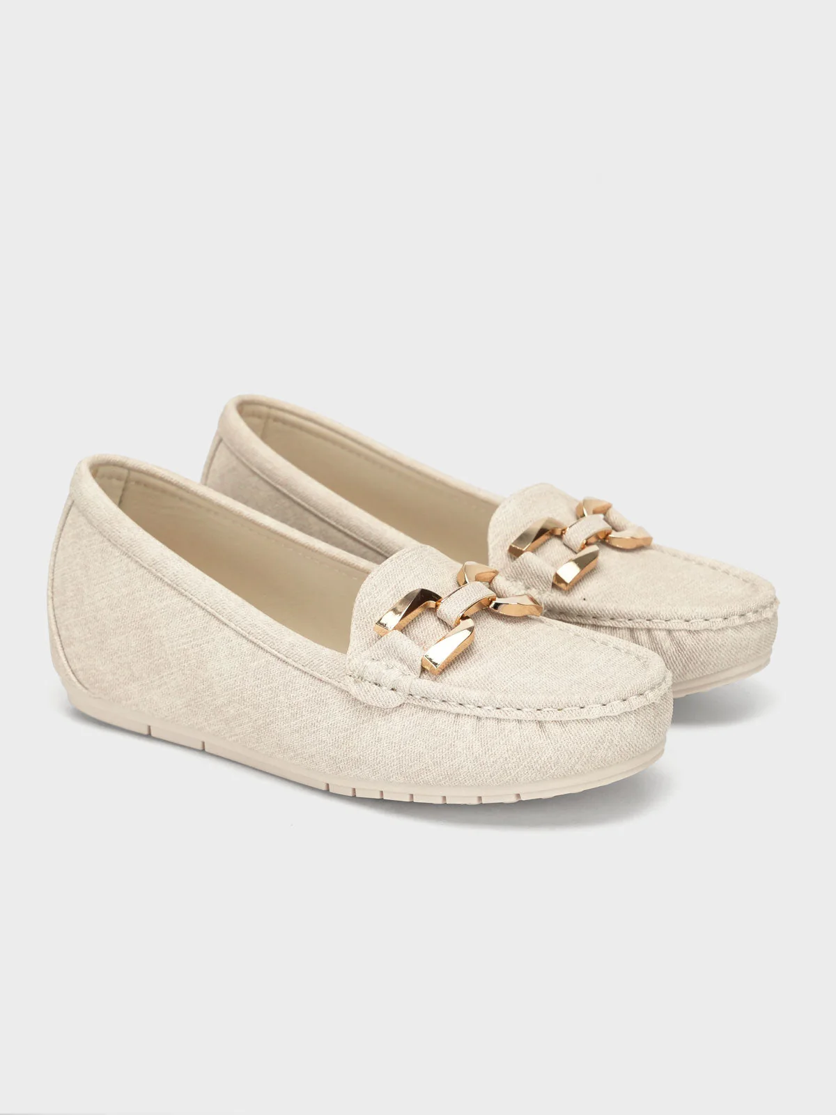 Womens "SUTARA" Comfy Buckle Moccasins - Image 5