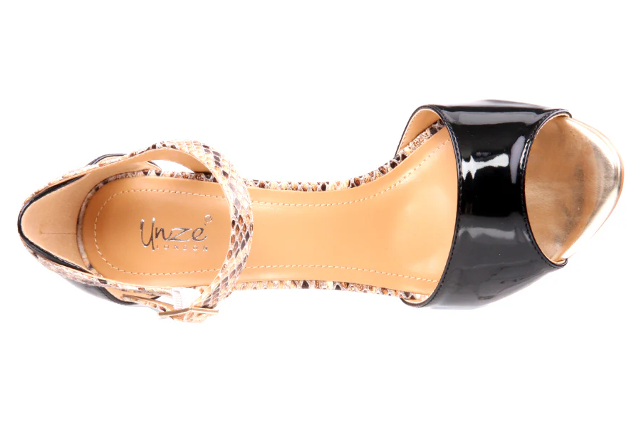 Womens 'Texas' Heeled Summer Evening Sandals - Image 4