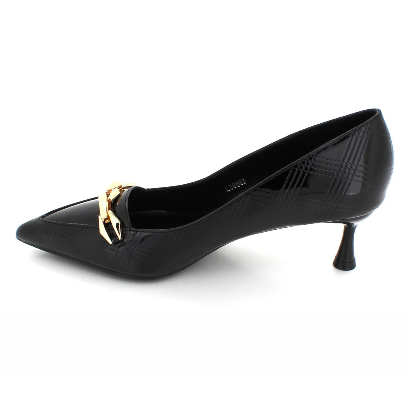 Womens "VANEZIO" Pointy Stiletto Courts - Image 3