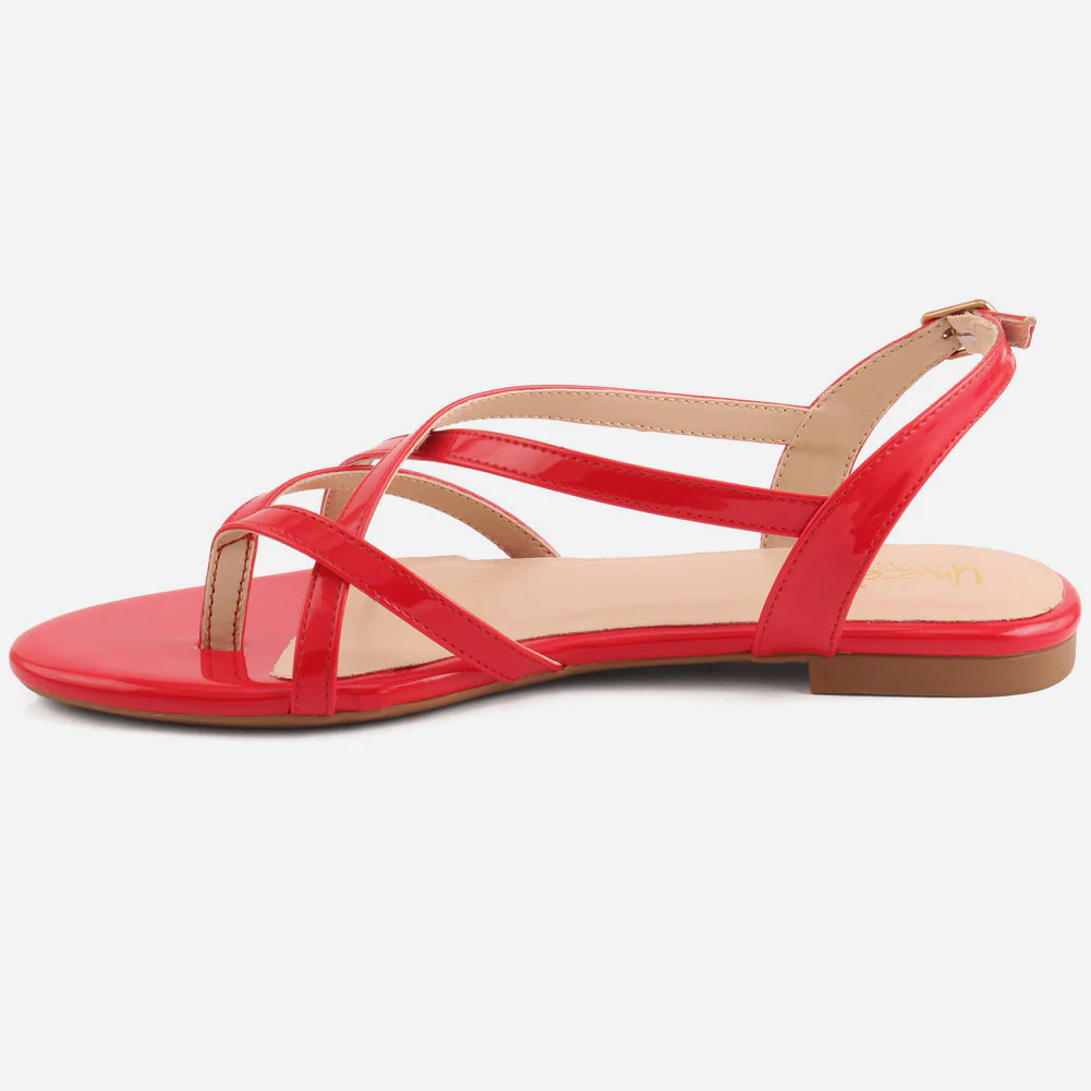 Womens "VIOLET" Flat Sandals - Image 3