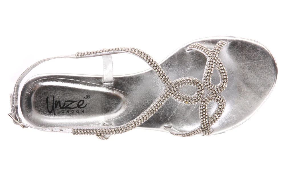 Womens Wedge Heel  Party Sandal - Image 4