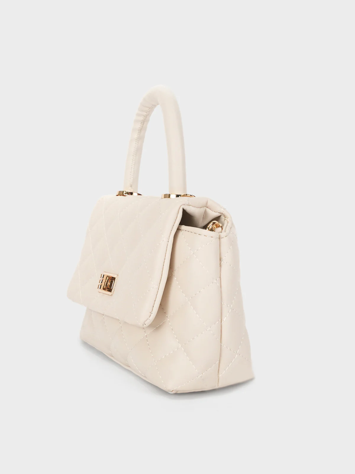 Womens "XYLIA" Quilted Casual Handbag - Image 3