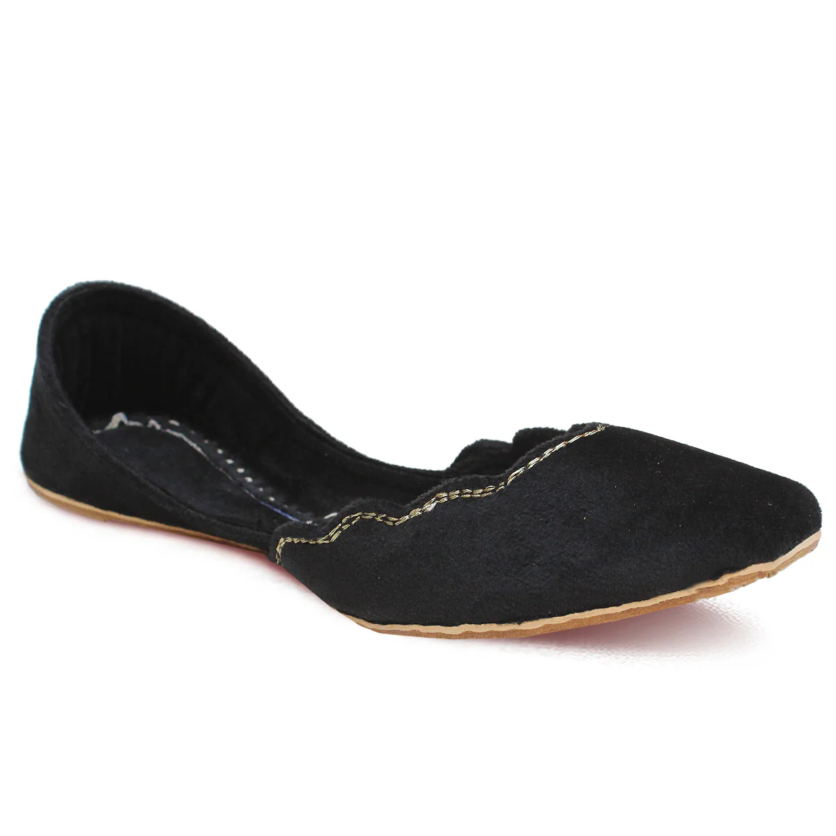 Womens "YASMIN" Embellished Flat Khussa Pumps