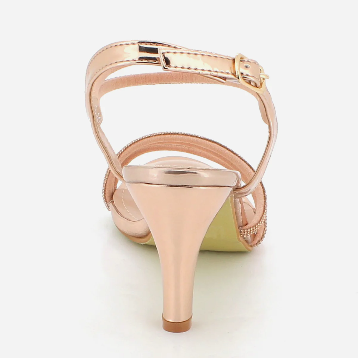 Womens "ZENKA" Diagonal Strappy Party Sandals - Image 3