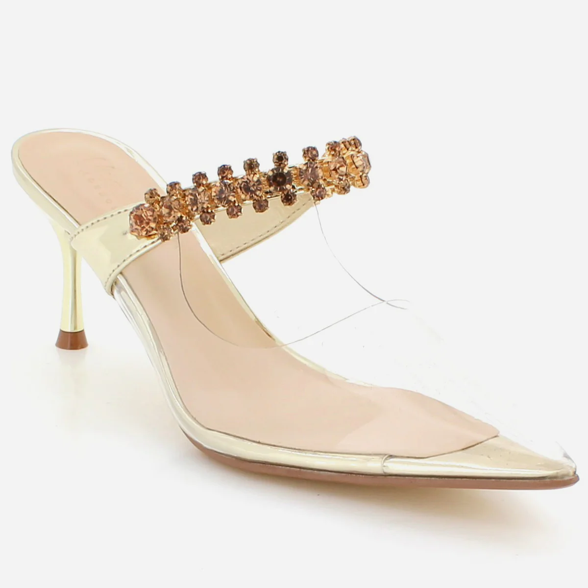 Women's "ZIMI" Pointy Transparent Sandals