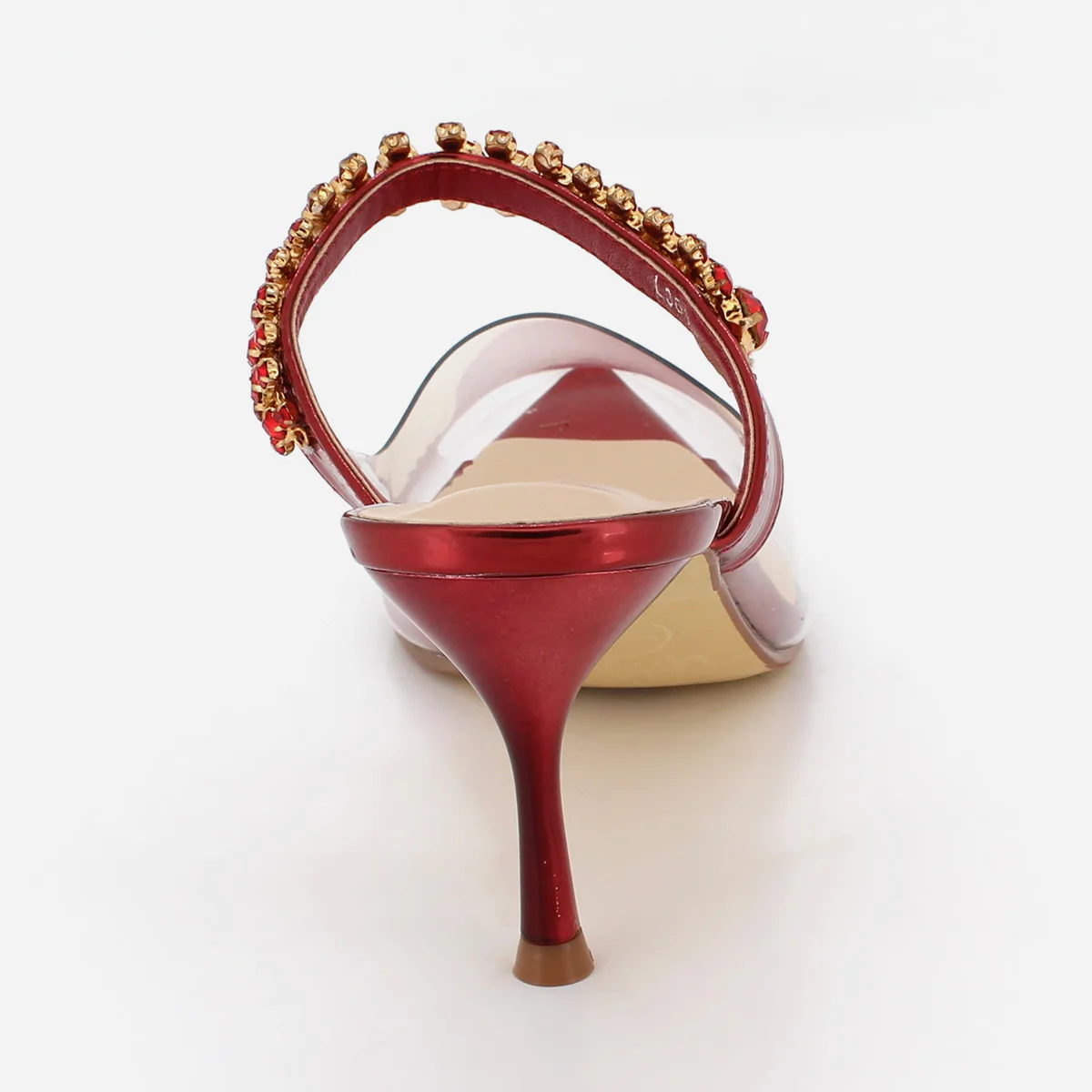 Women's "ZIMI" Pointy Transparent Sandals - Image 3