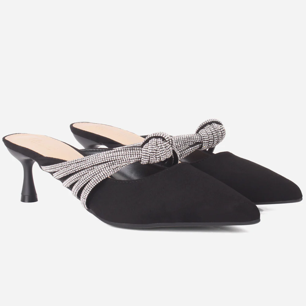 Women's "ZITA" Pointed Slide In Sandals - Image 2