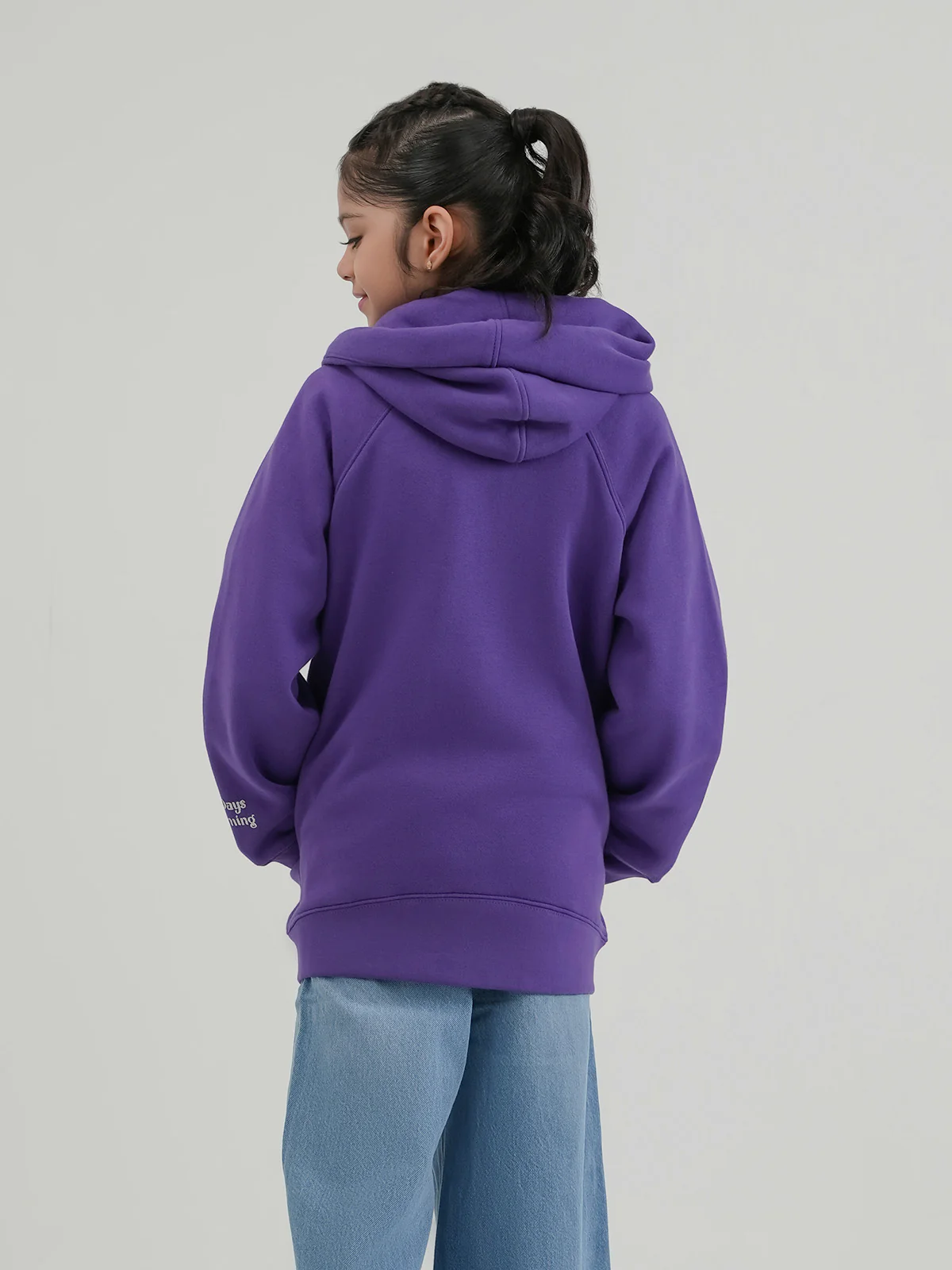 "ZEROUN" Cozy and Stylish Fleece Hoodie - Image 6