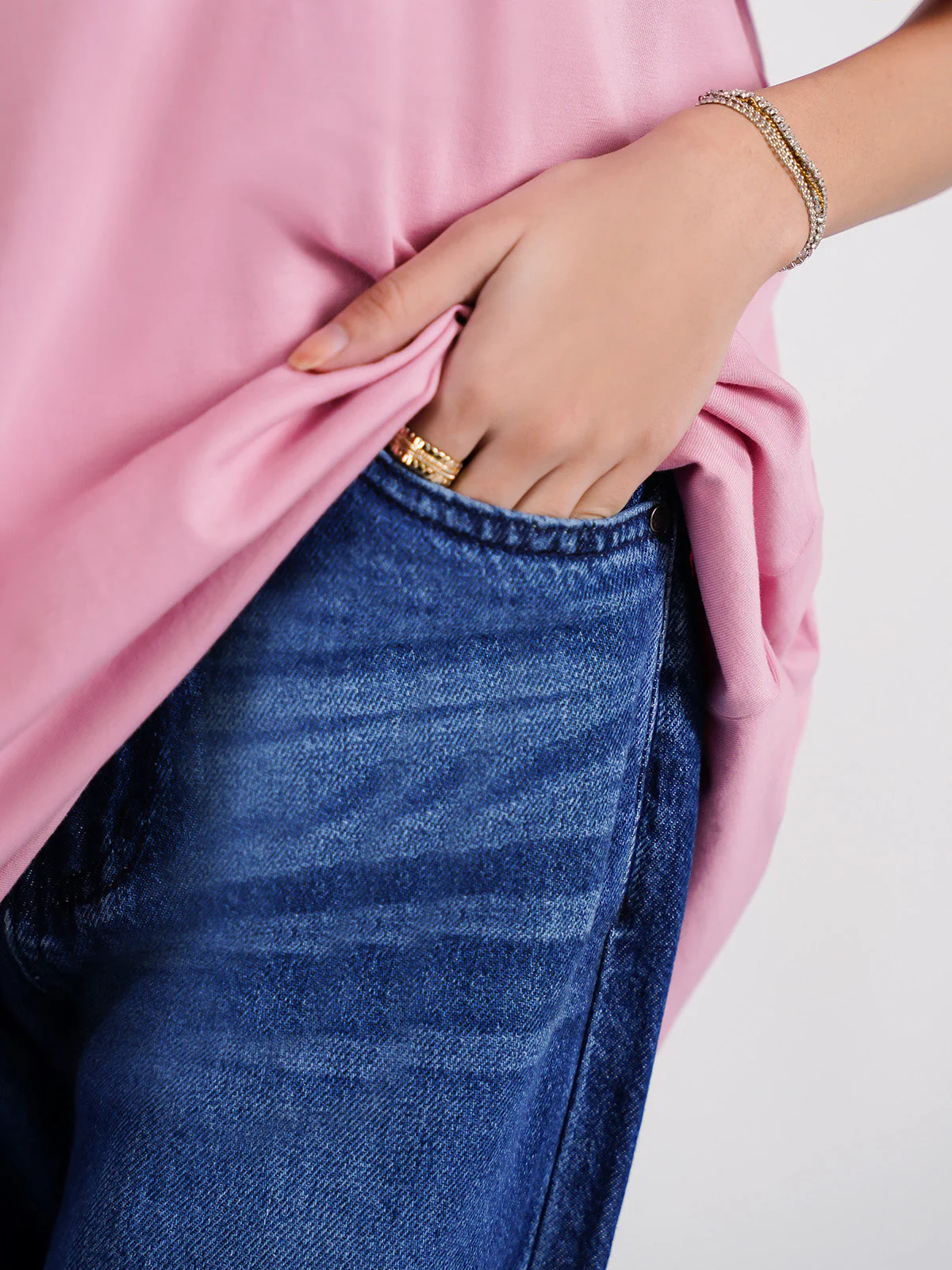 "ZIVEN" Perfect Mom Fit Denim Pant - Image 4